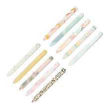 Load image into Gallery viewer, Lemon Lavendar Glass Nail Files
