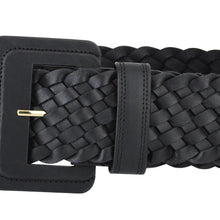 Load image into Gallery viewer, Lenny Wide Woven Braided Leather Belt