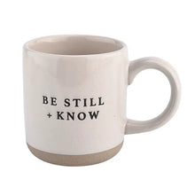 Load image into Gallery viewer, Cream Stoneware Coffee Mug, 14 oz