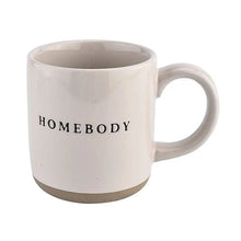 Load image into Gallery viewer, Cream Stoneware Coffee Mug, 14 oz