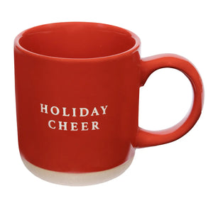 Holiday Stoneware Coffee Mugs