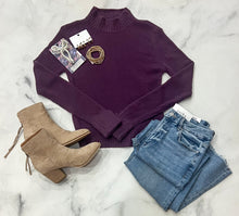 Load image into Gallery viewer, Angela Mock Neck Sweater