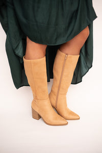 Beatrice Tall Taupe Boot