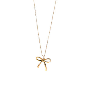 Belle Bow Pendant Necklace