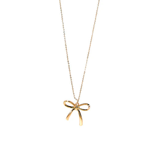 Belle Bow Pendant Necklace