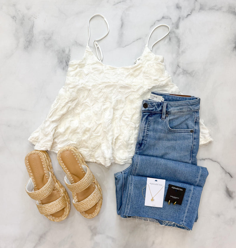 Kayla Textured Floral Top