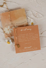 Load image into Gallery viewer, Dear Heart Do Not Worry Mini Tag Necklace