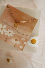 Load image into Gallery viewer, Dear Heart Do Not Worry Mini Tag Necklace