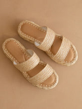 Load image into Gallery viewer, Marley Natural Basket Woven Sandal