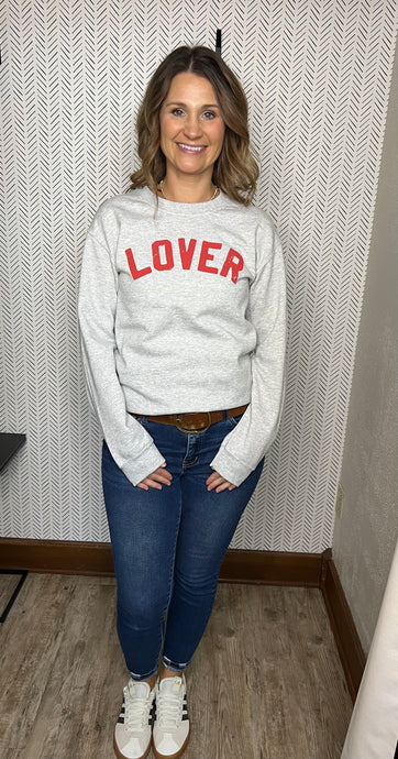 Heather Grey Lover Sweatshirt