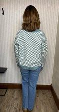 Load image into Gallery viewer, Meredith Blue Checker Sweater