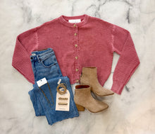 Load image into Gallery viewer, Paula Mineral Washed Cardi
