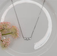 Load image into Gallery viewer, Renee 3 Stone Pendant Necklace