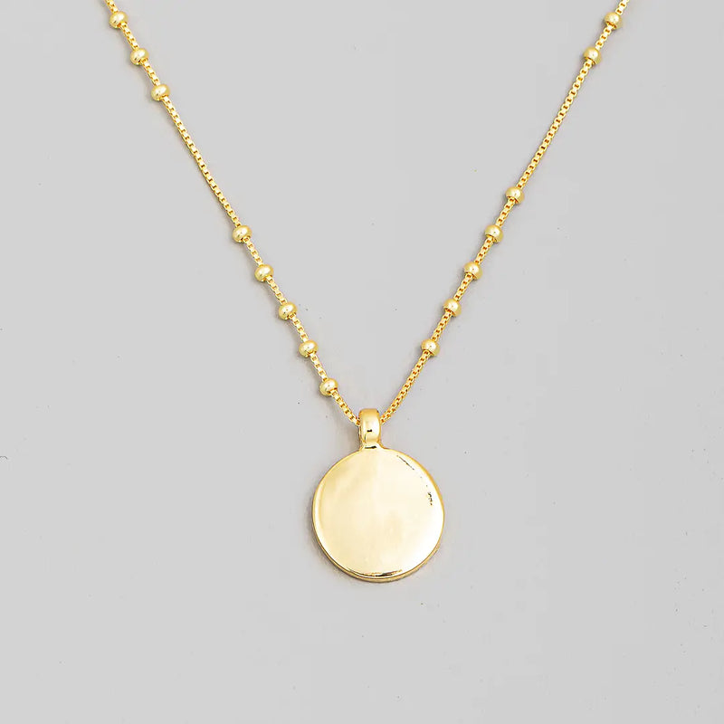 Regan Coin Pendant Necklace