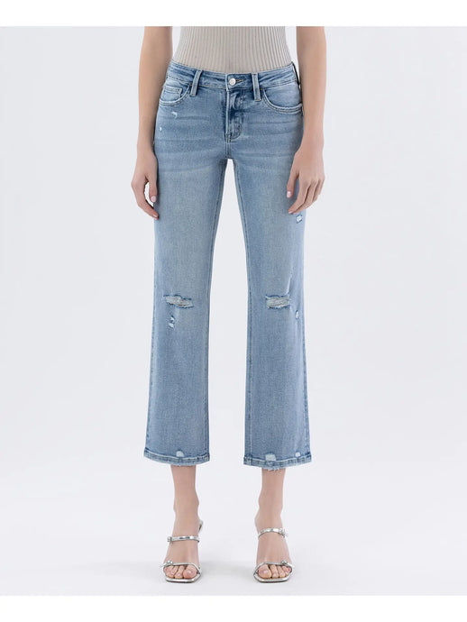 Mila Ankle Straight Denim