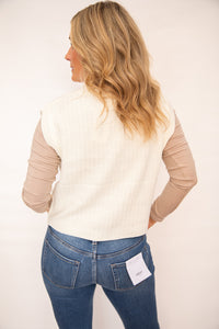 Alicia Cream Sweater Vest