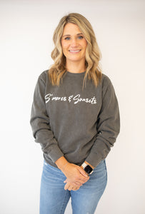 S'mores & Sunsets Graphic Sweatshirt