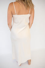 Load image into Gallery viewer, Bailey V-Neck Champagne Dress