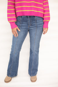 Jeni Flare Center Seam Denim