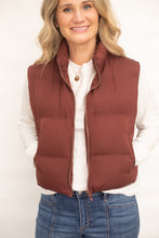 Load image into Gallery viewer, Isla Cropped Puffer Vest