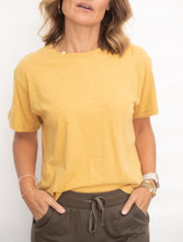 Load image into Gallery viewer, Julia Golden Yellow Tee
