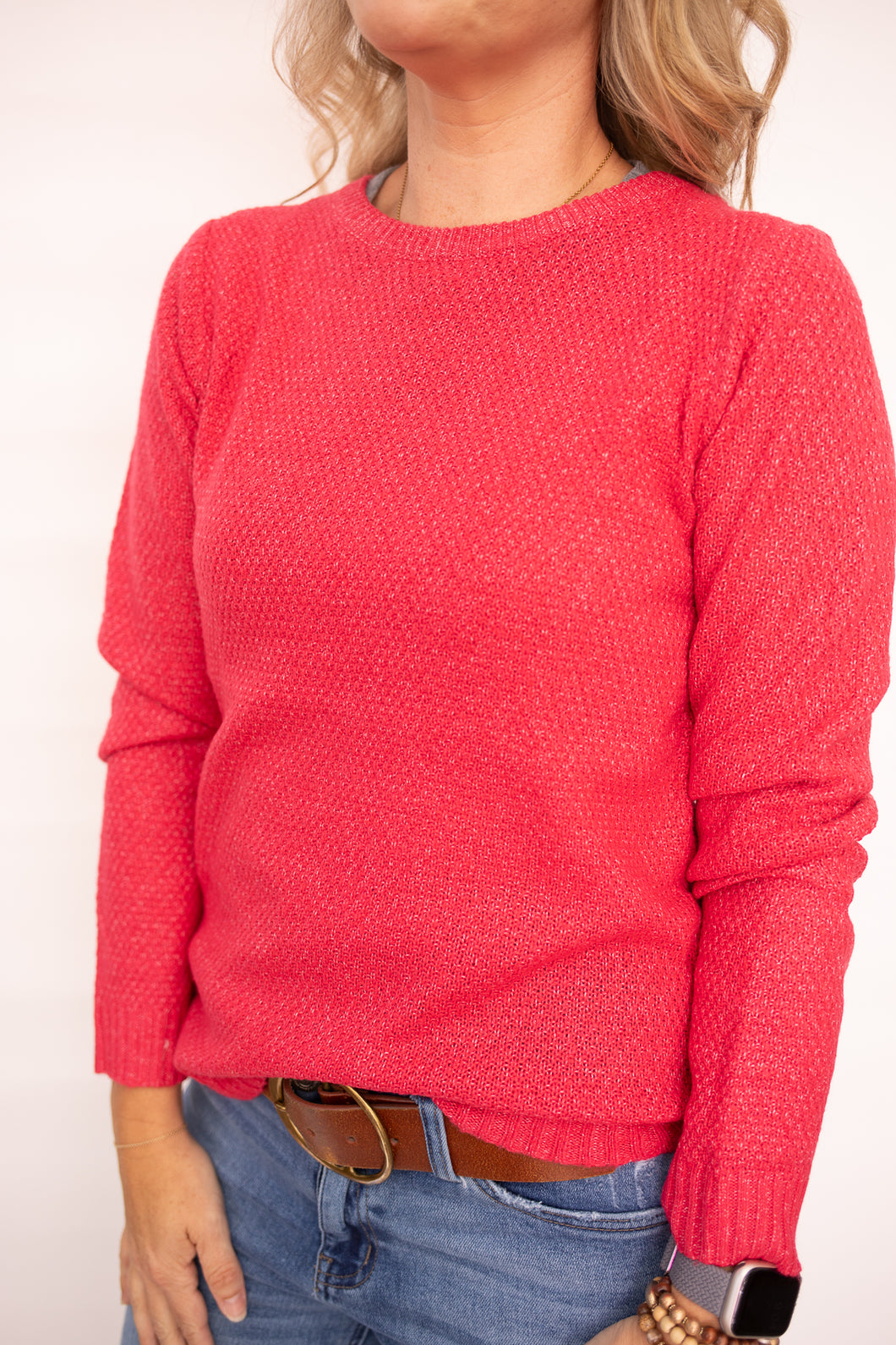 Lorelai Magenta Sweater
