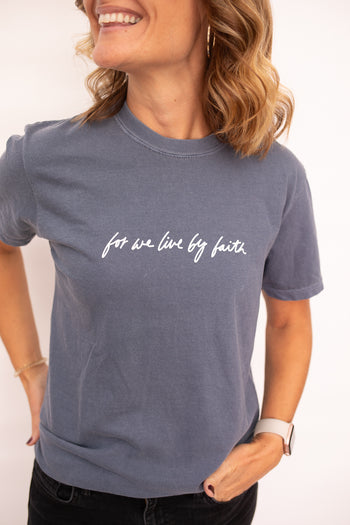 Not By Sight Vintage Tee