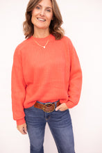 Load image into Gallery viewer, Lucy Red Sweater Top