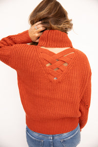 Kayleigh Back Cross Sweater