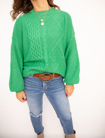 Cora Crew Neck Knit Sweater