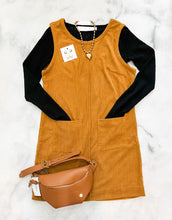 Load image into Gallery viewer, Marleigh Corduroy Mini Dress
