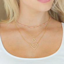 Load image into Gallery viewer, Maddy Delicate Heart Necklace (CZ)