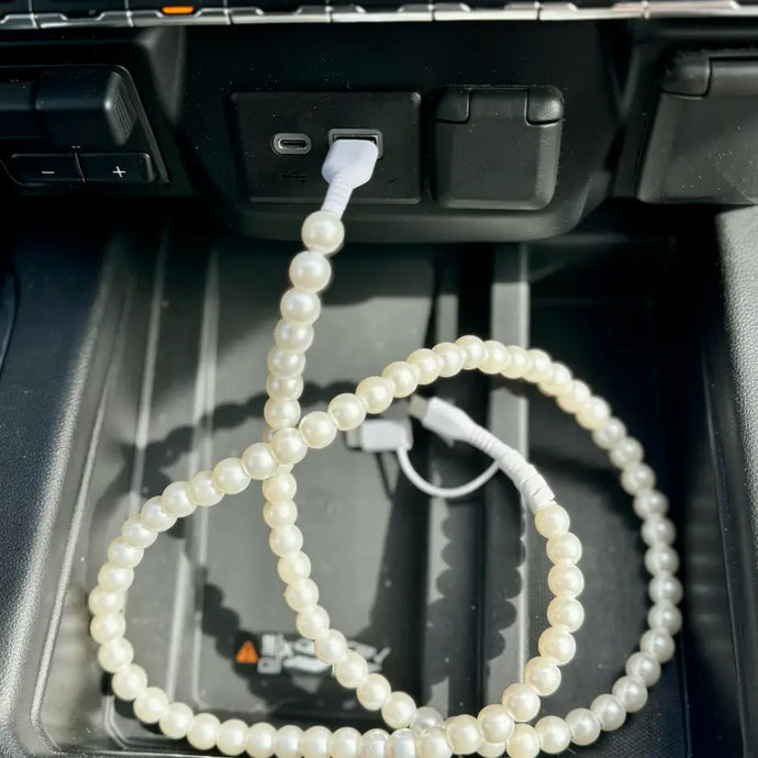 Pearl Beaded Chargers