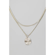 Load image into Gallery viewer, Vicki Layered Oval Pendant Necklace