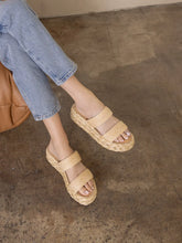 Load image into Gallery viewer, Marley Natural Basket Woven Sandal