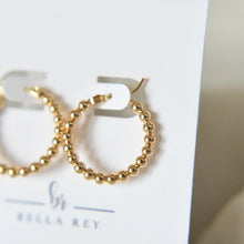 Load image into Gallery viewer, Vivi Gold Plated Hoop Earrings
