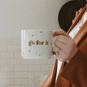 "Go For It" Coffee Mug, 17 oz