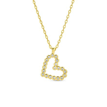 Load image into Gallery viewer, Maddy Delicate Heart Necklace (CZ)
