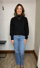 Load image into Gallery viewer, Chloe Mock Neck Ribbed Sweater