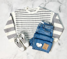 Load image into Gallery viewer, Ryah Striped Sweater