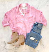 Load image into Gallery viewer, Victoria Light Pink Button Down