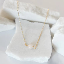 Load image into Gallery viewer, Pippa Pink Quartz Bead Chain Necklace