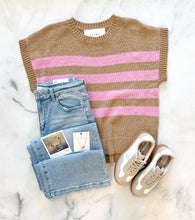 Load image into Gallery viewer, Lexi Striped Drop Shoulder Top