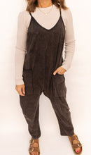 Load image into Gallery viewer, Caitlin Black Vintage Oversized Jumpsuit