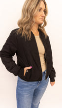 Load image into Gallery viewer, Ezra Quilted Bomber Jacket