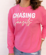 Load image into Gallery viewer, Chasing Sunsets Lightweight Sweatshirt