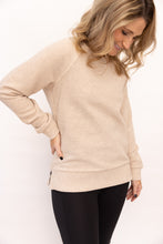 Load image into Gallery viewer, Maggie Zipper Crewneck Sweater