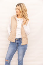 Load image into Gallery viewer, Allyson Taupe Athleisure Vest