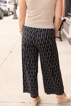 Load image into Gallery viewer, Margot Black Patterned Pants