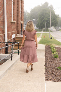 Haley Mauve Maxi Dress